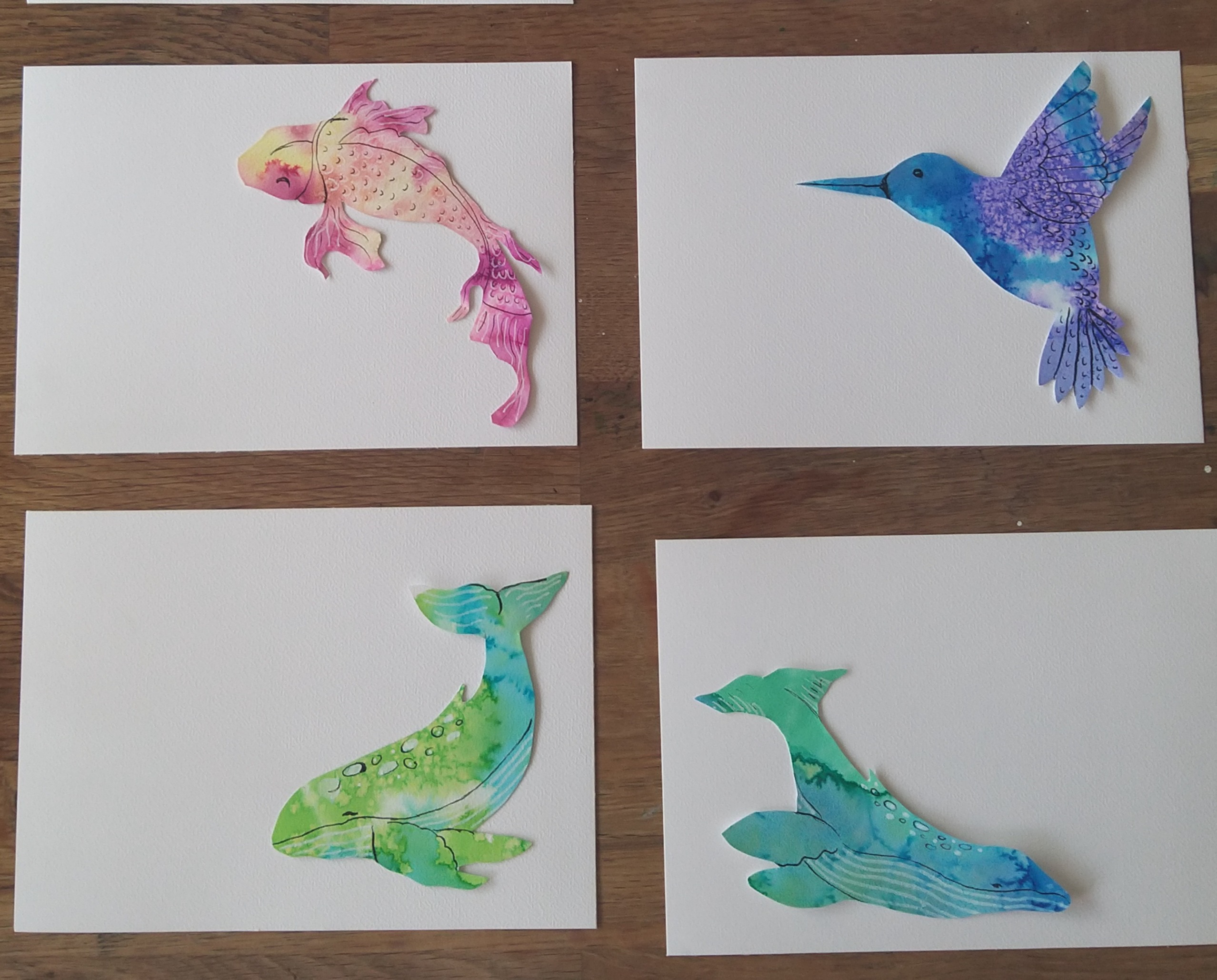 Ecoline bloemen kaarten